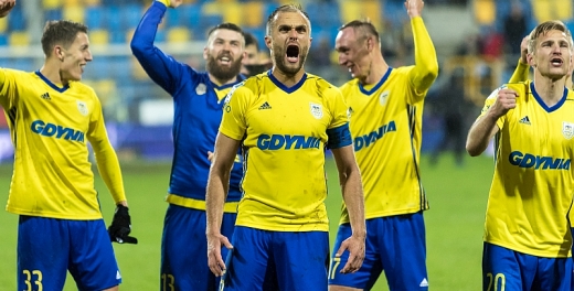 Kulisy meczu Arka-Sandecja.