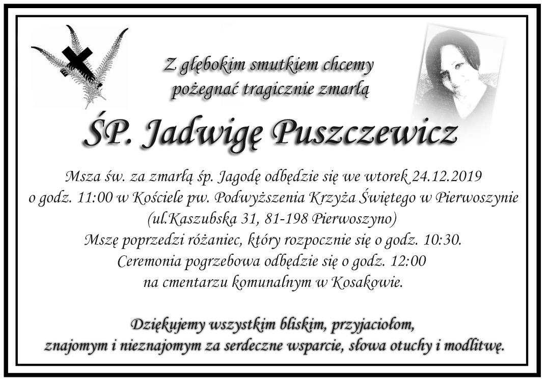 Wyrazy współczucia Michał! Informacja o pogrzebie-image