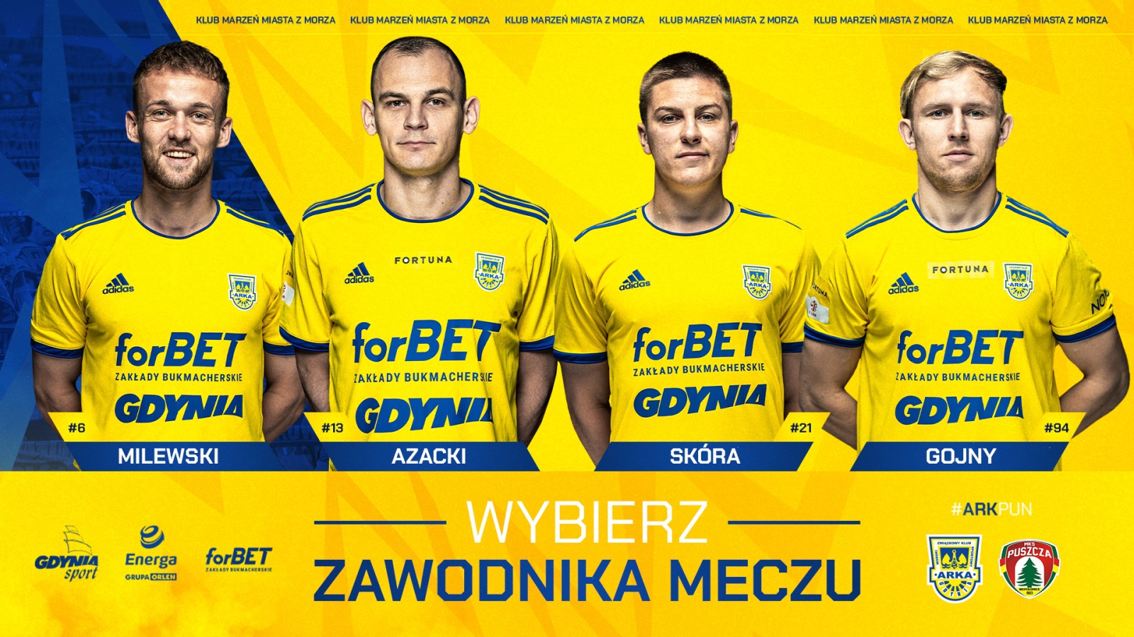 Centrum pomeczowe: Arka Gdynia - Puszcza Niepołomice 1:1-image