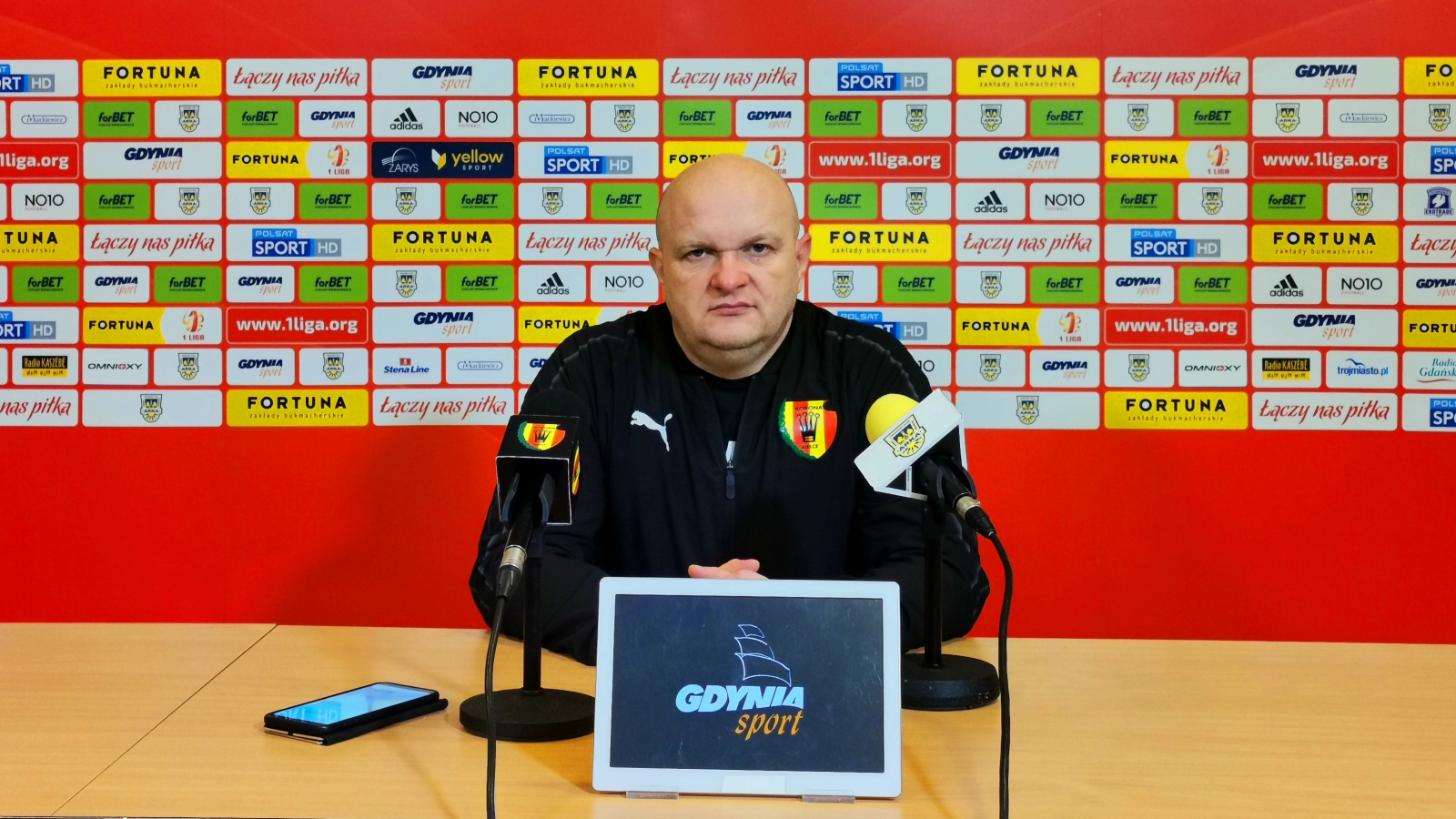 Trenerzy po meczu Arka Gdynia - Korona Kielce-image