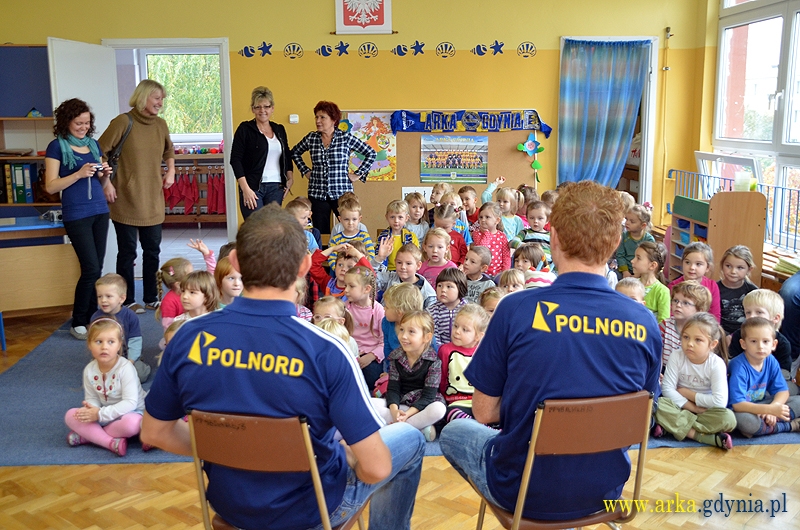 Wizyta w przedszkolu na Obłużu.