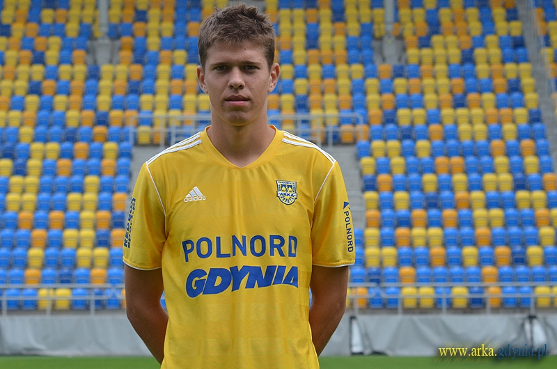 Michał Marcjanik na podium występów w Arce Gdynia-image