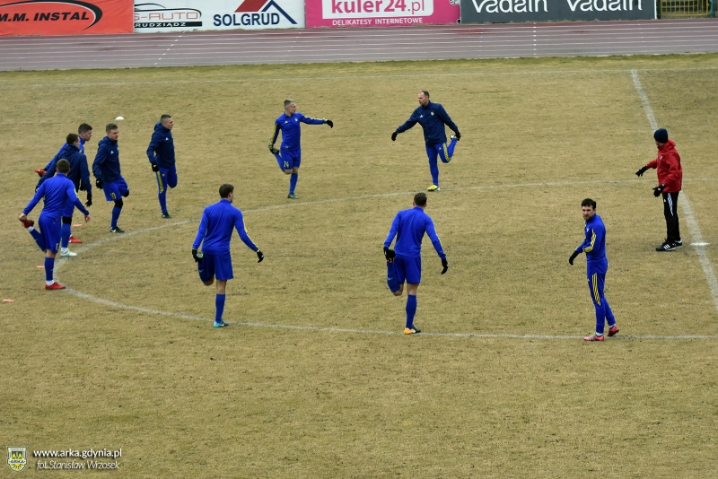 Sparing. Olimpia Grudziądz - Arka Gdynia