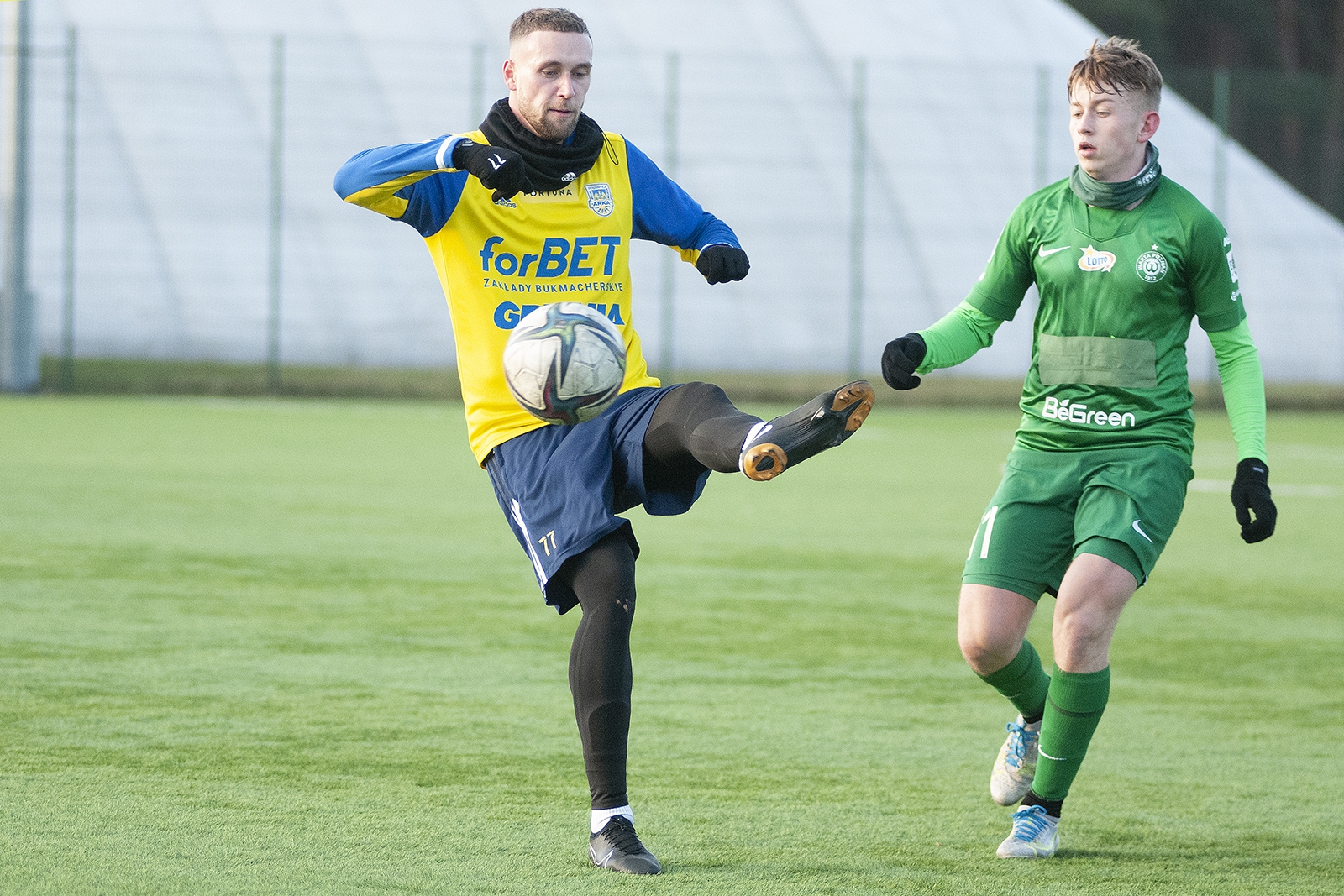 Zdjęcie Sparing: Arka Gdynia - Warta Poznań