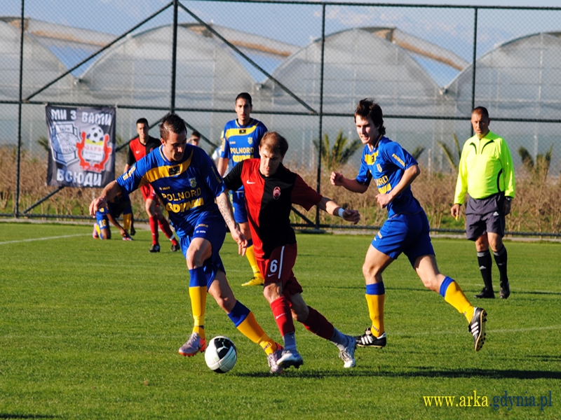 Sparing Arka Gdynia -Zoria Ługańsk
