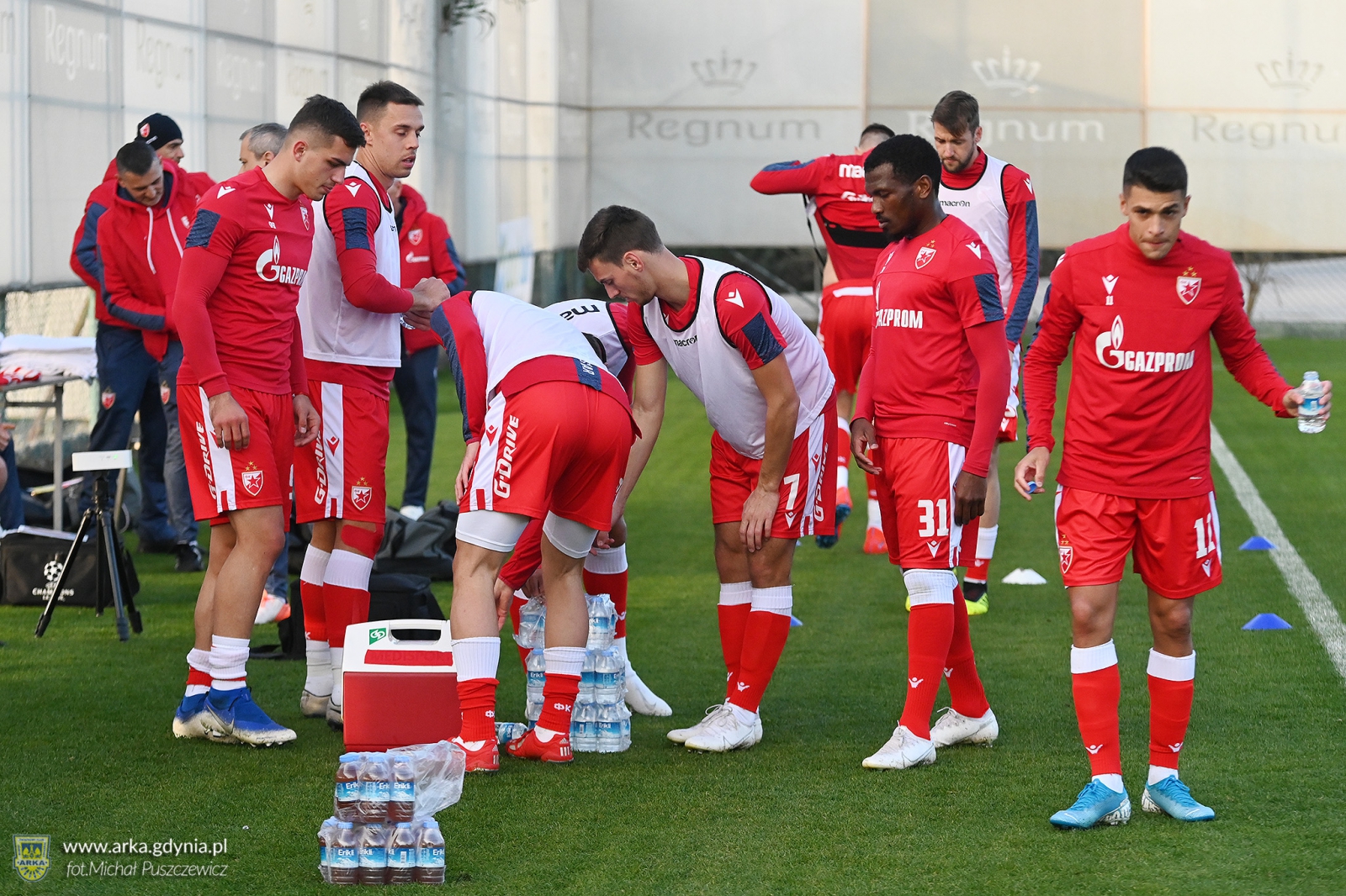 Zdjęcie Sparing: Arka Gdynia - Crvena Zvezda Belgrad 2:3