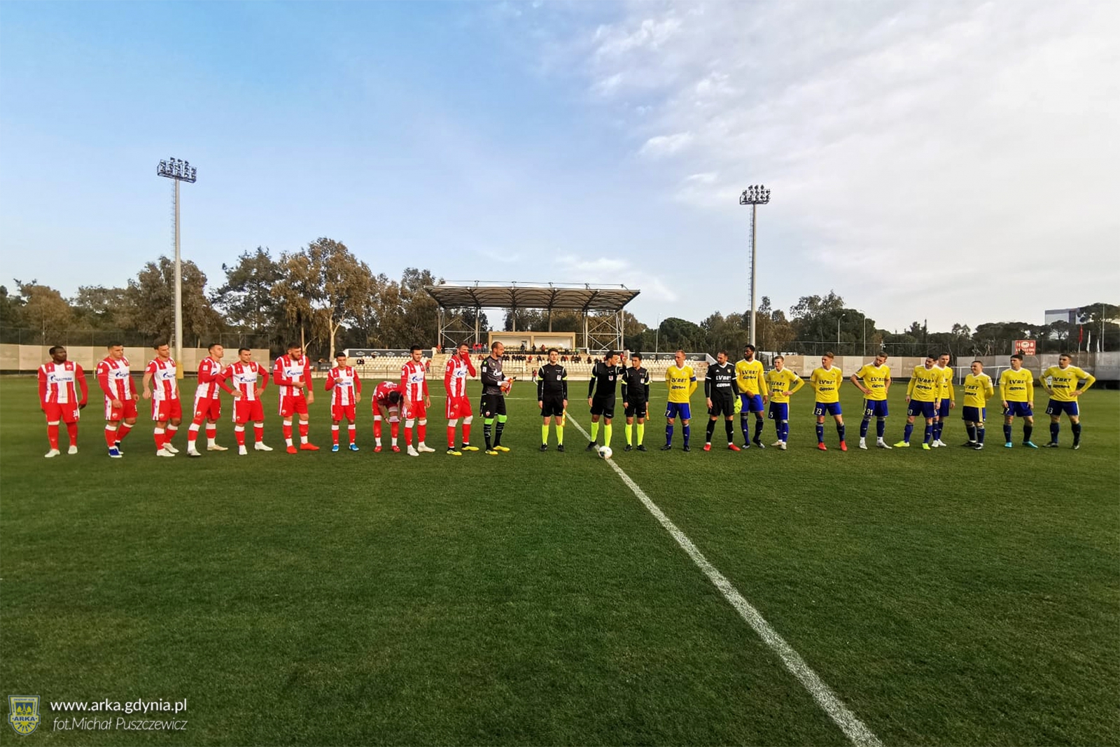 Zdjęcie Sparing: Arka Gdynia - Crvena Zvezda Belgrad 2:3