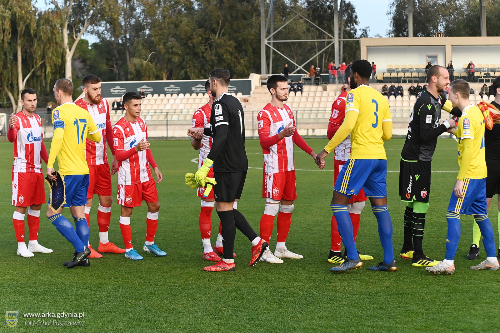Zdjęcie Sparing: Arka Gdynia - Crvena Zvezda Belgrad 2:3