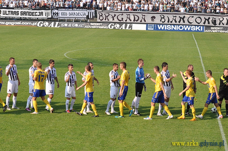 Centrum meczowe: Arka Gdynia - Sandecja Nowy Sącz-image