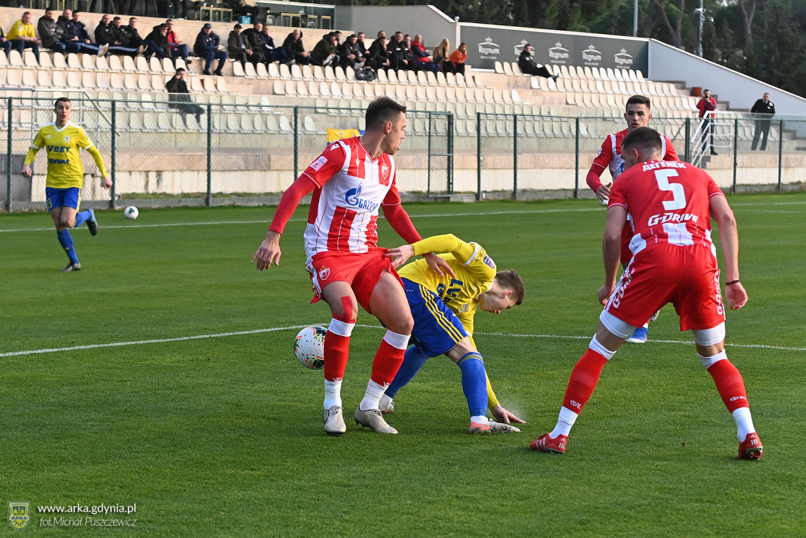 Zdjęcie Sparing: Arka Gdynia - Crvena Zvezda Belgrad 2:3