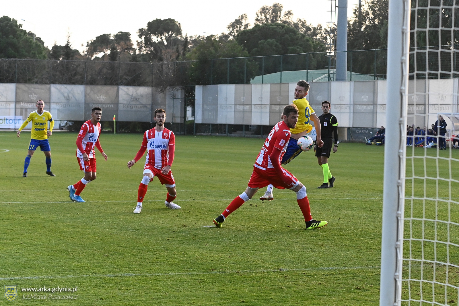 Zdjęcie Sparing: Arka Gdynia - Crvena Zvezda Belgrad 2:3