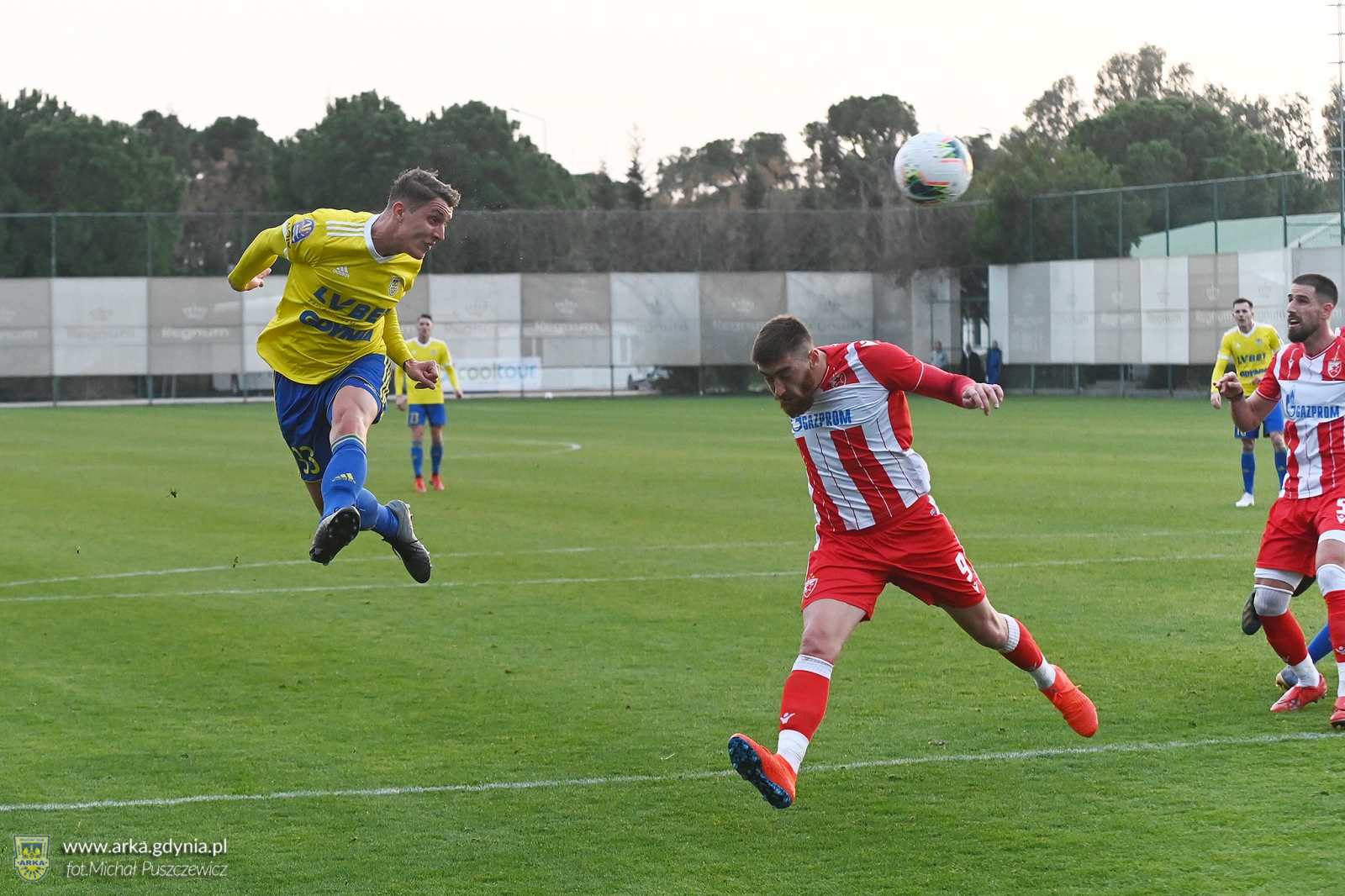 Zdjęcie Sparing: Arka Gdynia - Crvena Zvezda Belgrad 2:3
