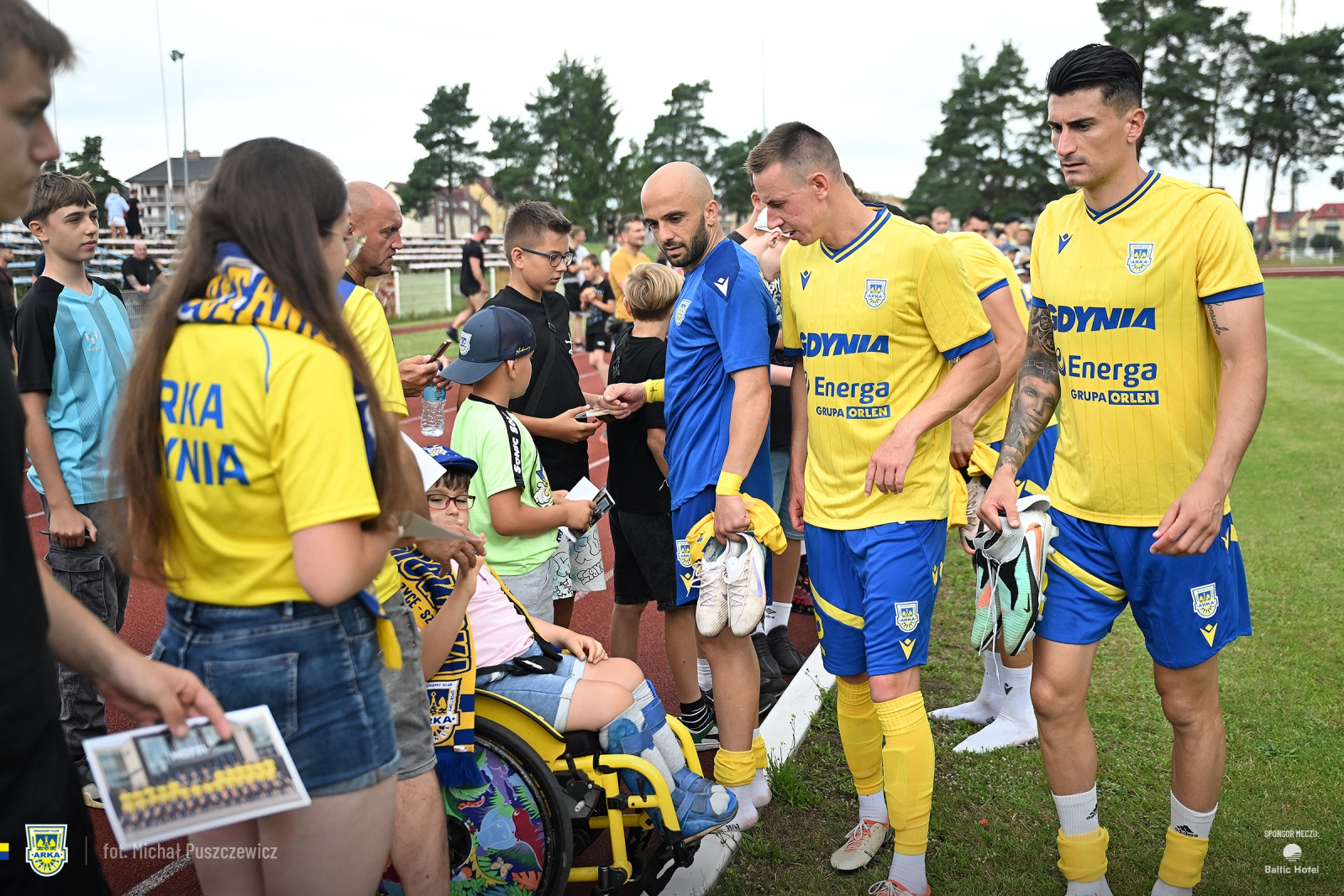Pogoń Lębork - Arka Gdynia 0:4. Sparing i spotkanie z kibicami-image