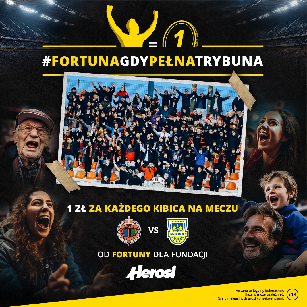 FortunaGdyPełnaTrybuna. Przyjdź na stadion dla Herosów!-image