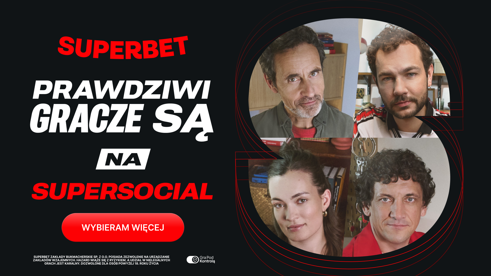 Prawdziwi gracze są na Supersocial. Superbet z nową kampanią