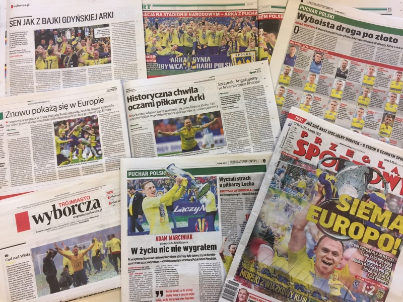 Media o pucharowym triumfie Arki!-image