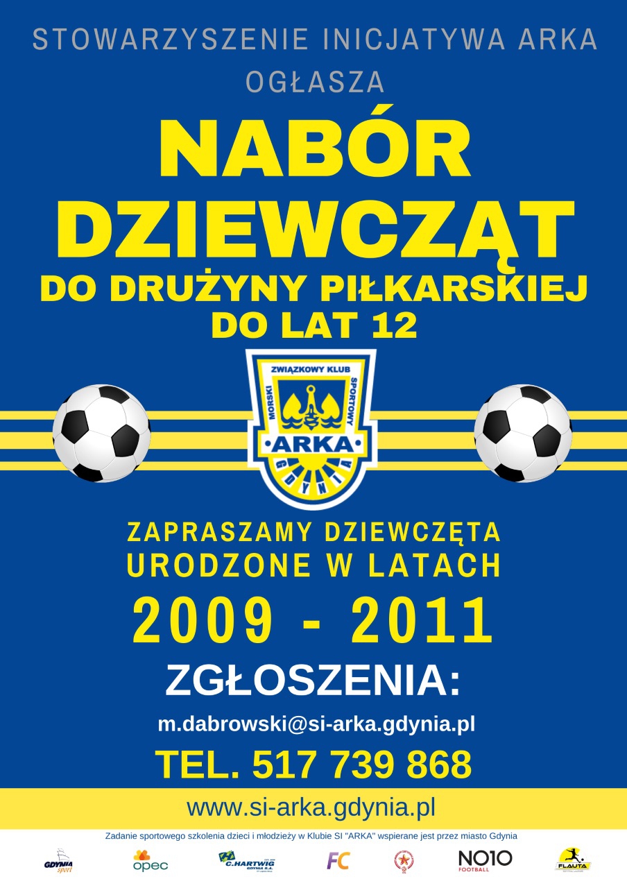 Nabór dziewcząt i chłopców do SI Arka Gdynia!-image