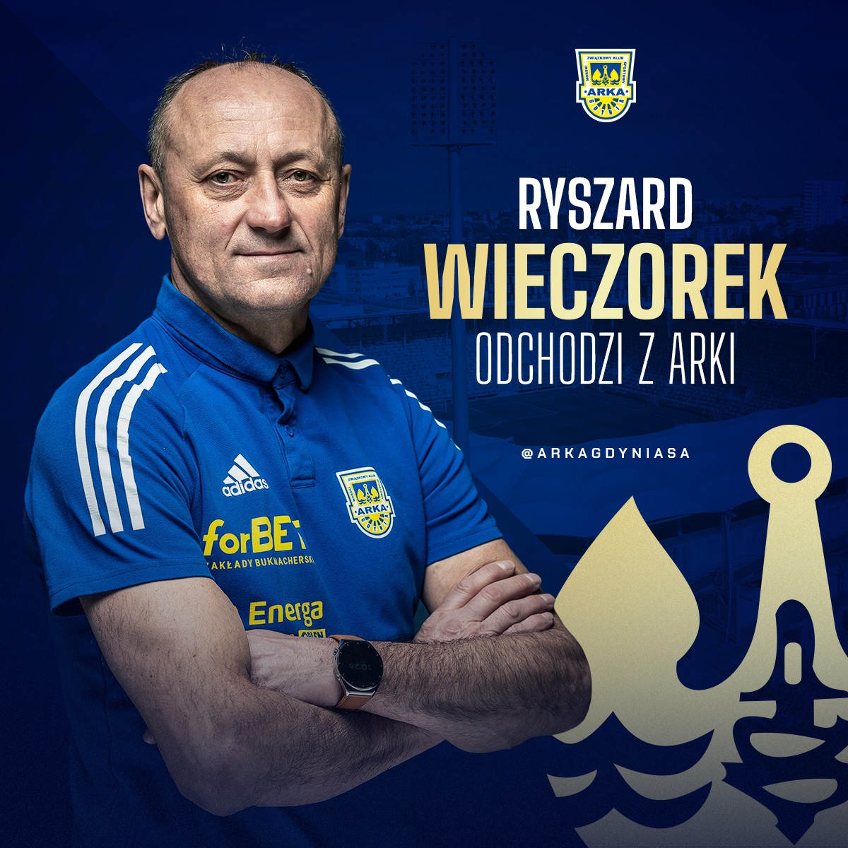 Ryszard Wieczorek odchodzi z Arki Gdynia-image