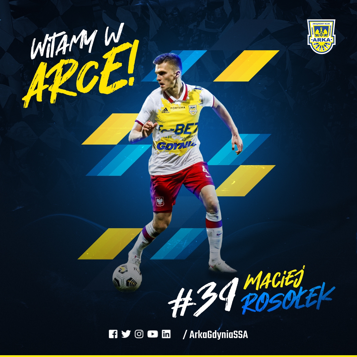 Maciej Rosołek zawodnikiem Arki-image