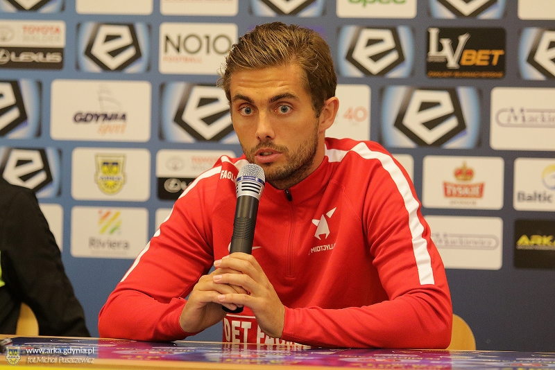 Konferencja przed meczem Arka - FC Midtjylland.-image