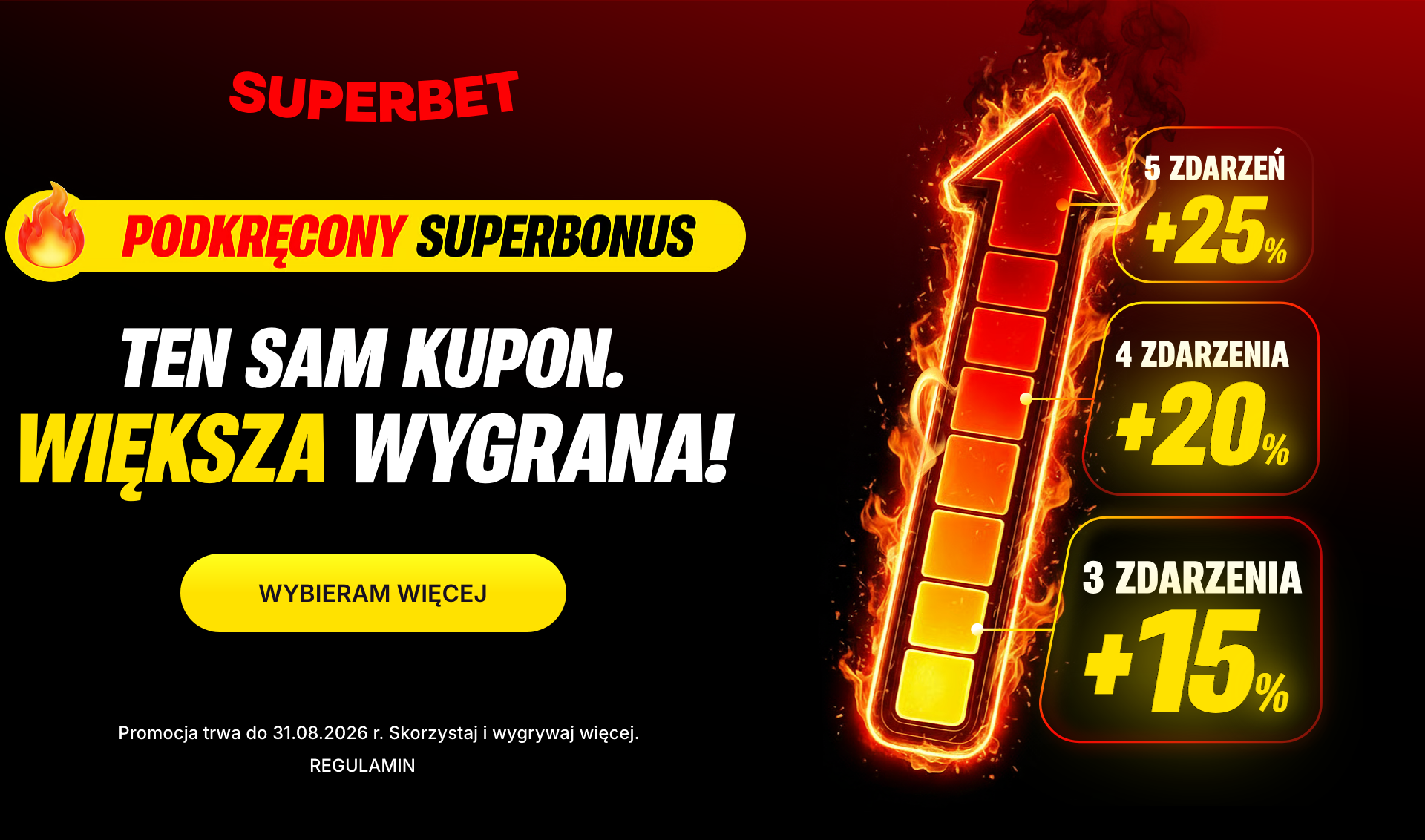 Superbet rusza z Podkręconym Superbonusem