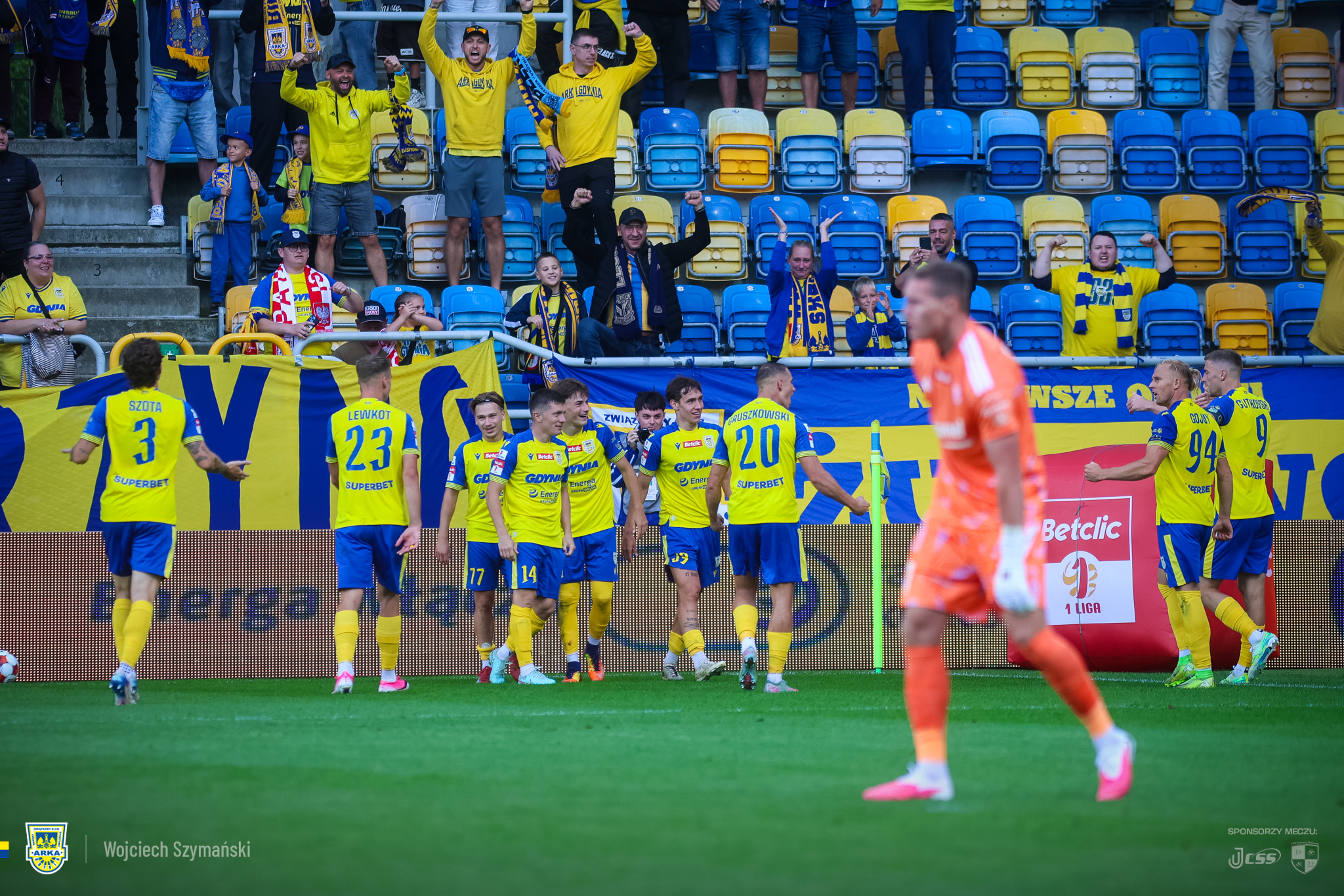 Betclic 1 Liga: Arka Gdynia - ŁKS Łódź 1:1 cz II