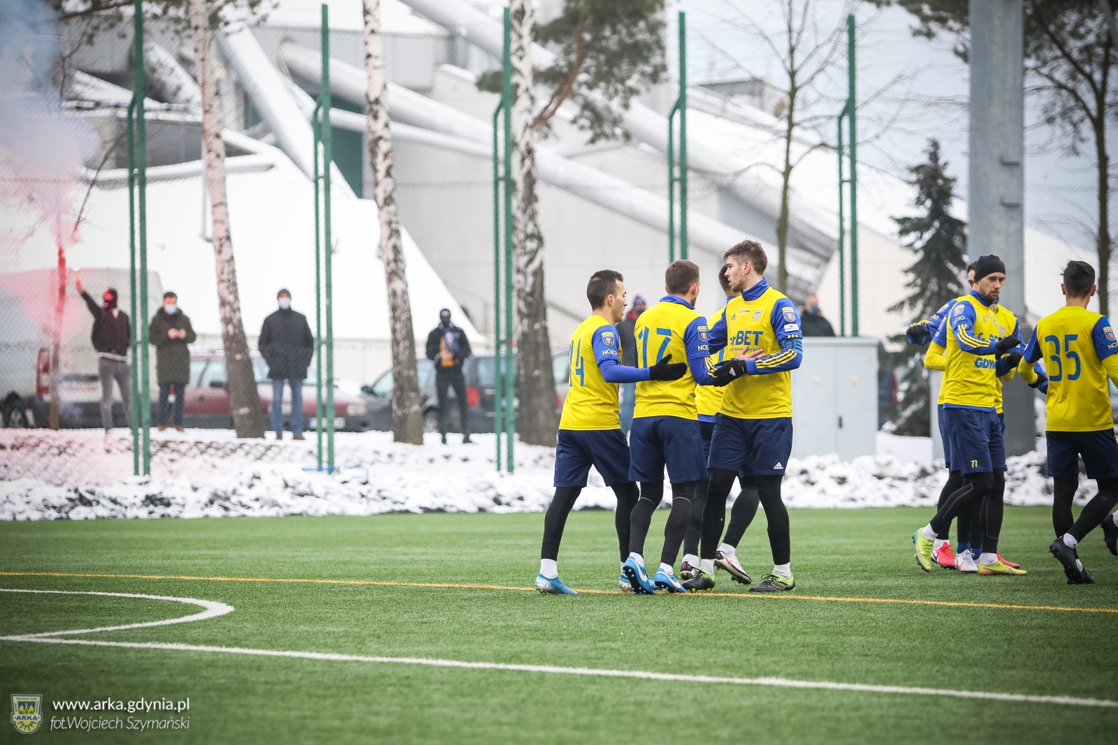 Zdjęcie Sparing: Arka Gdynia - Chojniczanka Chojnice
