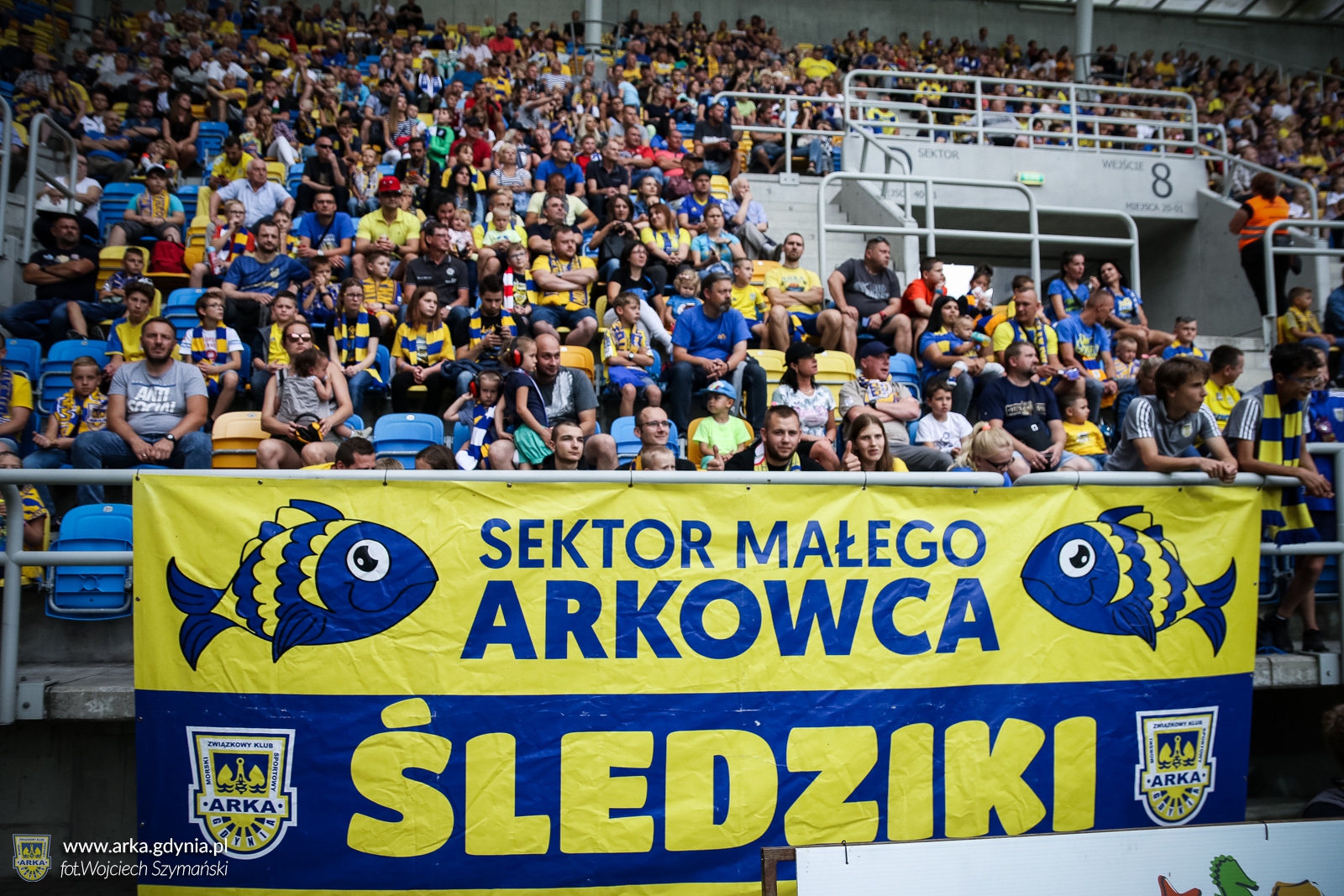 Wspierali Arkę w meczu z Lechem-image
