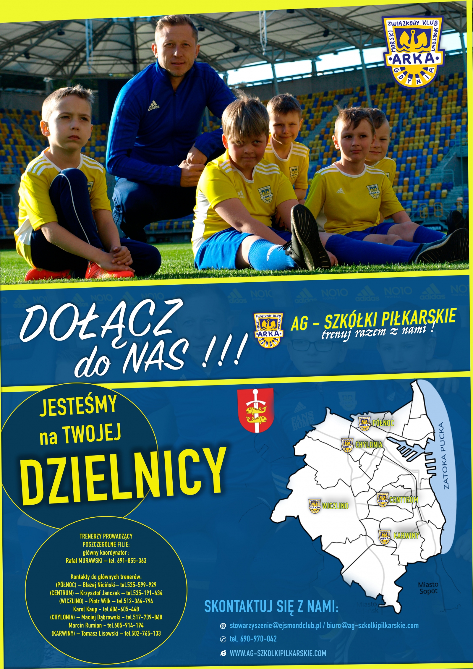Dołącz do Szkółek Piłkarskich Arki Gdynia!-image