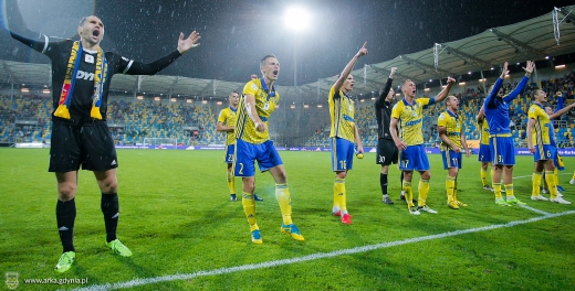 Piłkarze po meczu Arka Gdynia - Lech Poznań
