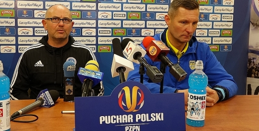 Trenerzy po meczu Wigry - Arka.