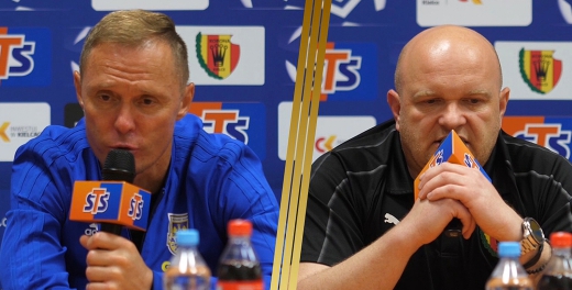 Trenerzy po meczu Korona Kielce - Arka Gdynia