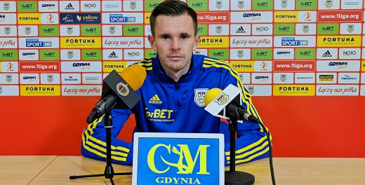 Piłkarze po meczu Arka Gdynia - Chrobry Głogów