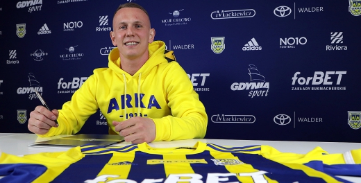 Mateusz Kuzimski piłkarzem Arki Gdynia