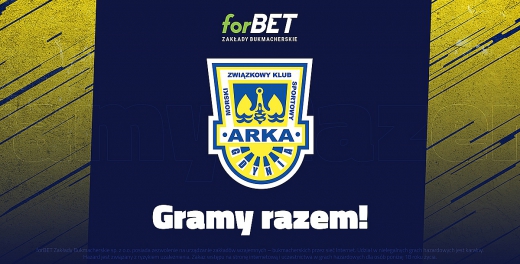 Firma forBET Sponsorem Głównym Arki Gdynia!