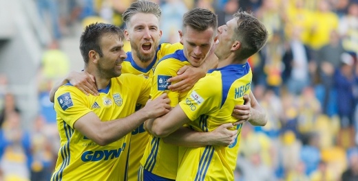 Arka Gdynia - Korona Kielce 1:1. Gol marzenie Adama Dei