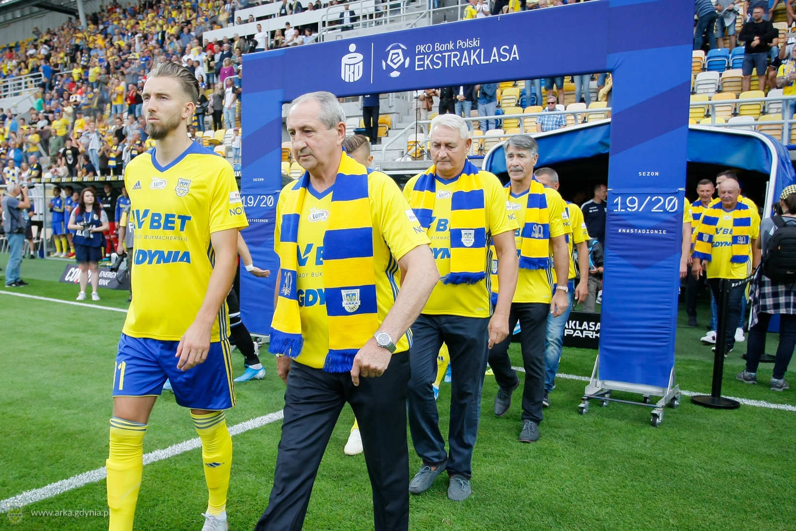 Wspierali Arkę w meczu z Lechem-image