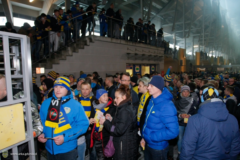 Kulisy meczu Arka-Lechia.-image
