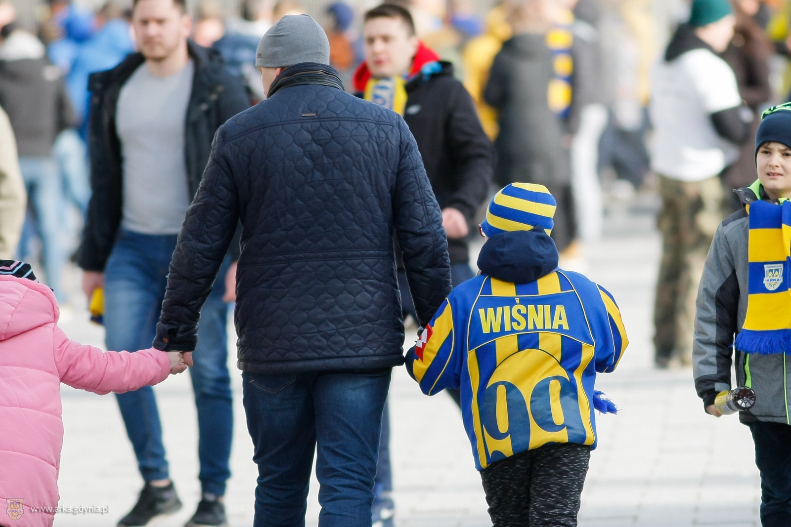 Wspierali Arkę w meczu z ŁKS Łódź-image