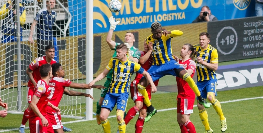 Arka Gdynia - Miedź Legnica 0:2