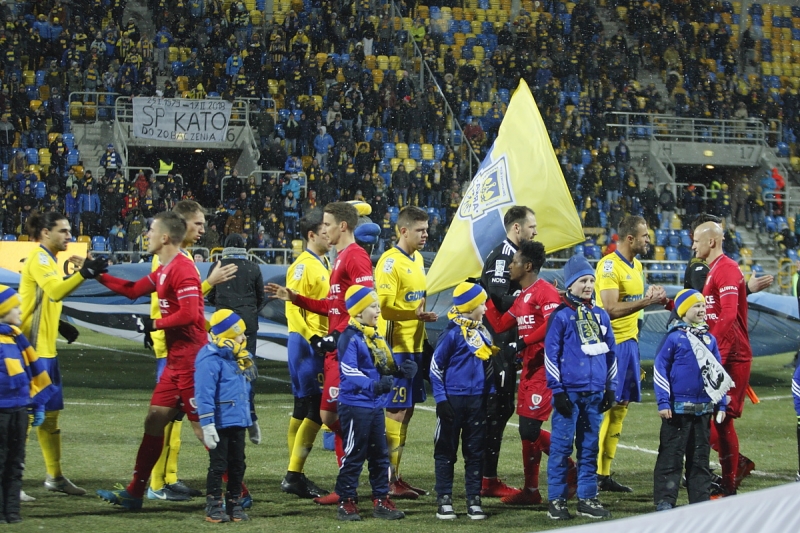 Kulisy meczu Arka - Piast Gliwice.-image