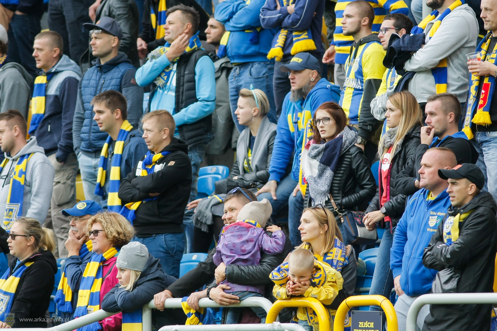 Wspierali Arkę w meczu z Piastem Gliwice-image