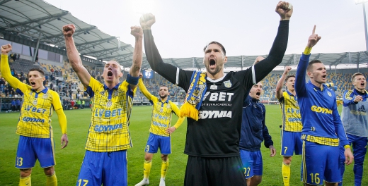 Statystyka meczu  Arka Gdynia - Zagłębie Sosnowiec