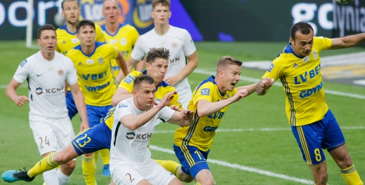 Statystyka meczu Arka Gdynia - Zagłębie Lubin