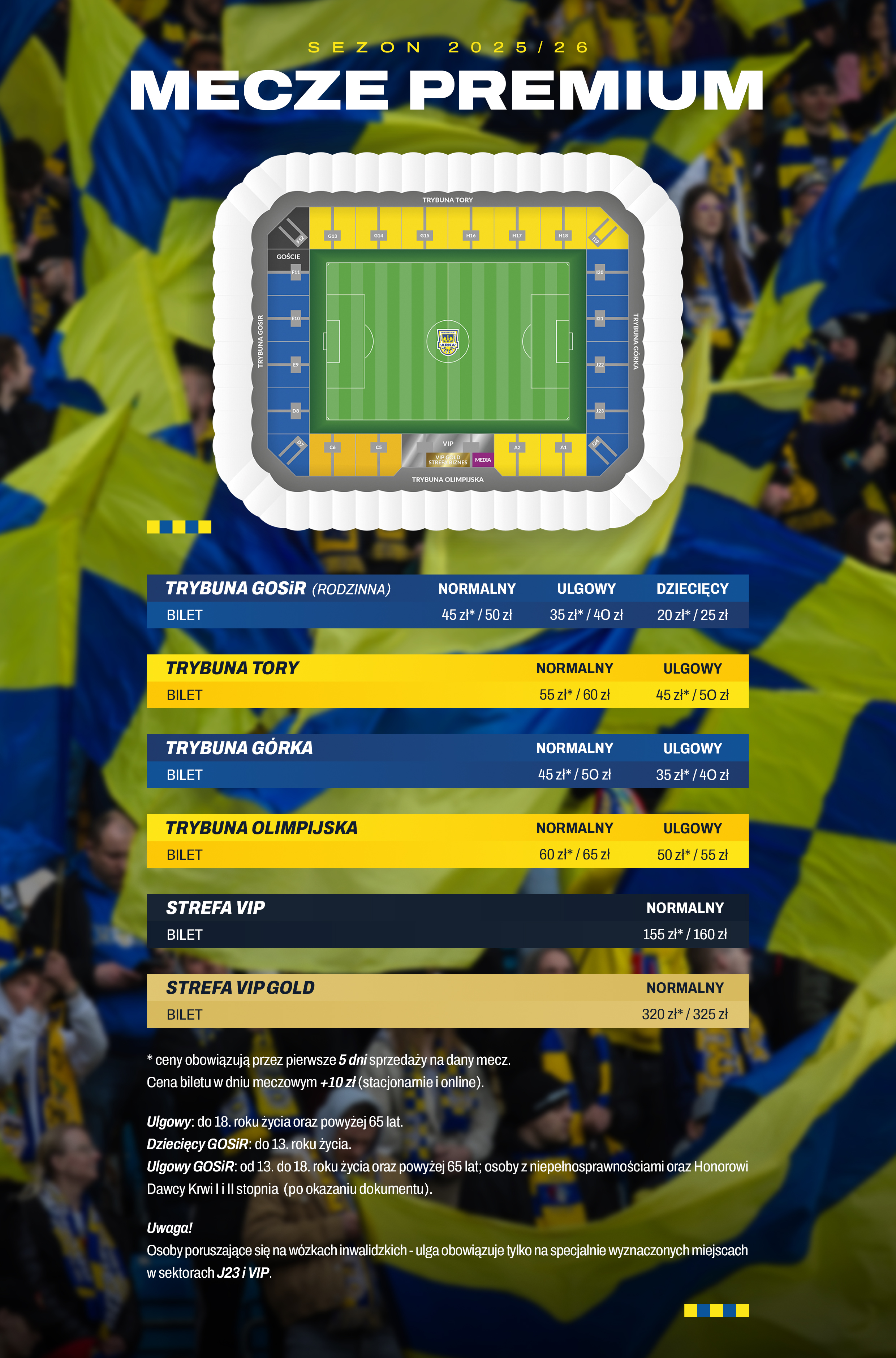 Bilety na mecz premium: Arka Gdynia - Lech Poznań-image