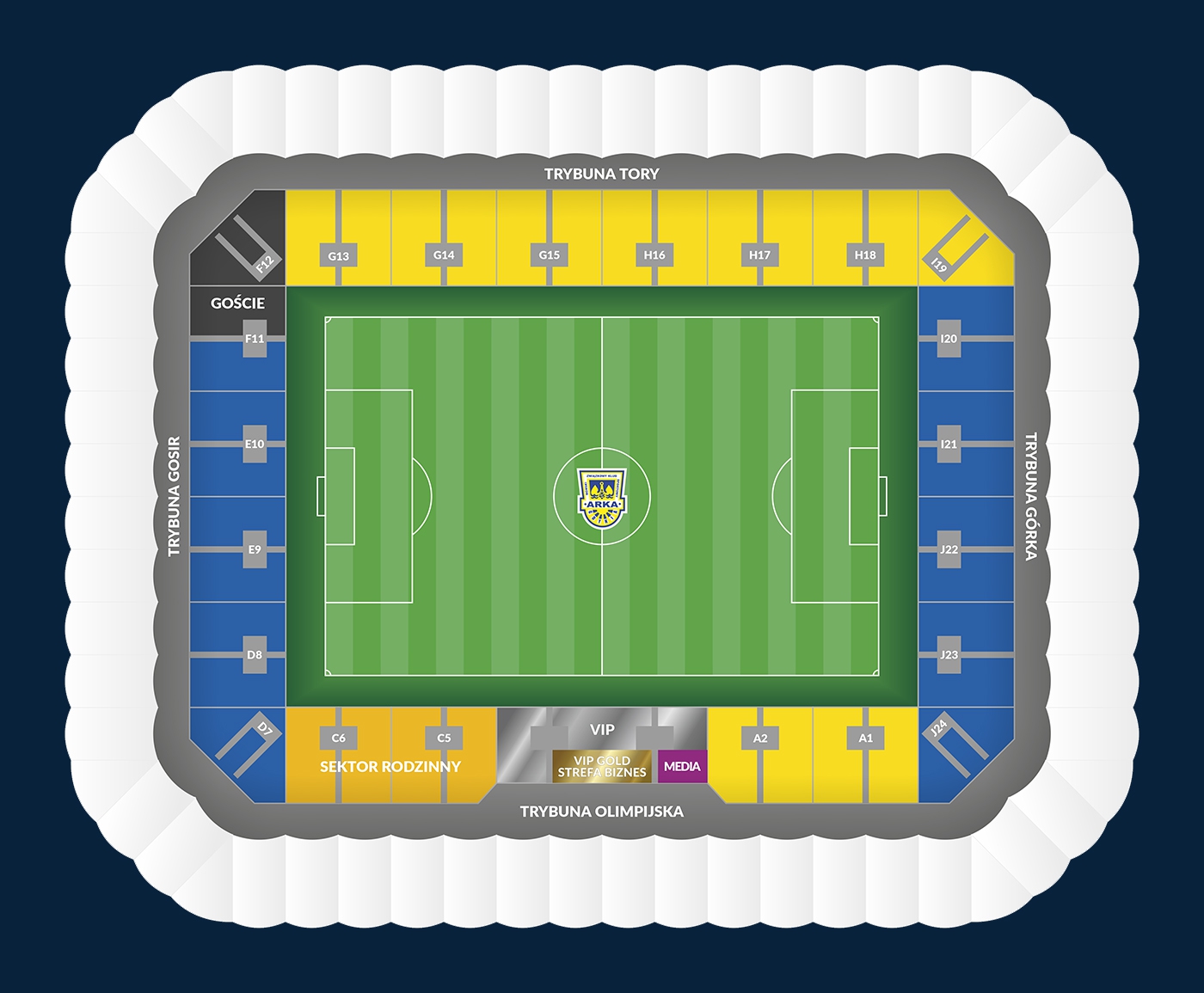Bilety na mecz Arka Gdynia - Chojniczanka Chojnice-image