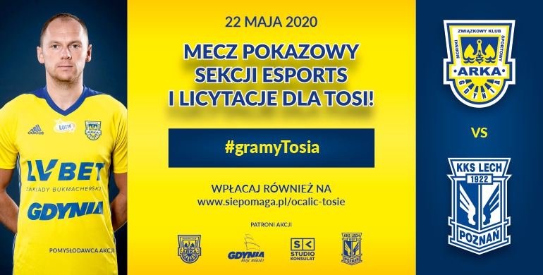GramyTosia! Dzisiaj o 19.00 mecz esportowy Arka - Lech!-image
