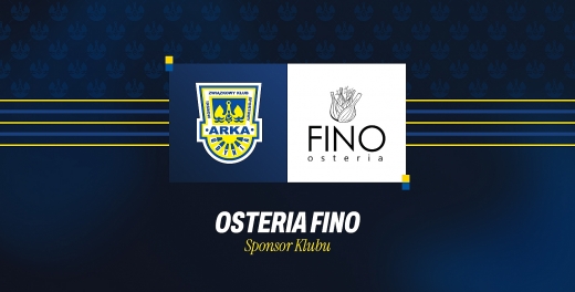 Osteria FINO Sponsorem Arki Gdynia