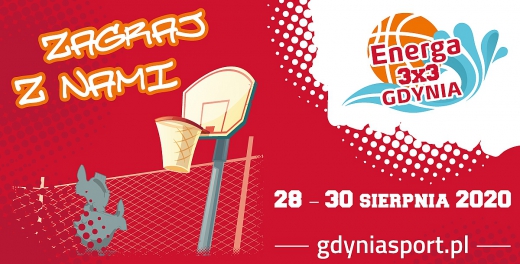 Koszykarski turniej Energa 3x3 Gdynia z nową datą!