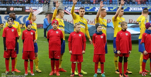 Statystyka meczu Piast - Arka.